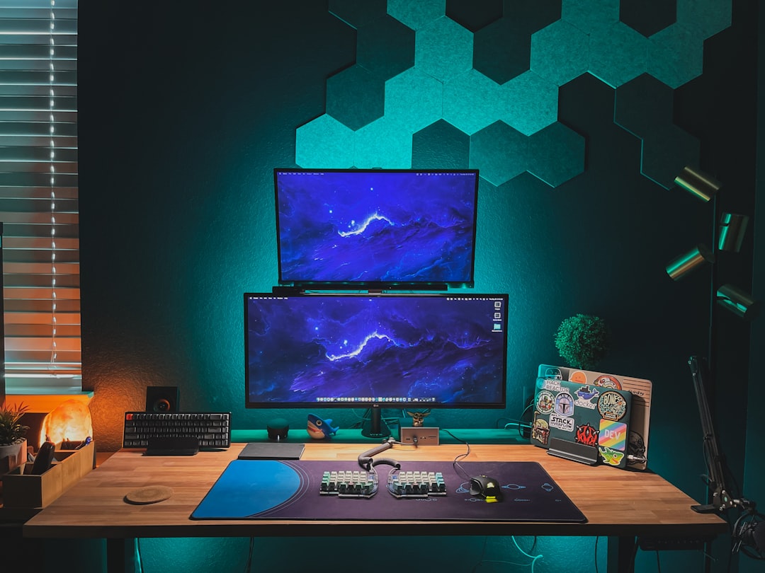 Photo gaming desk